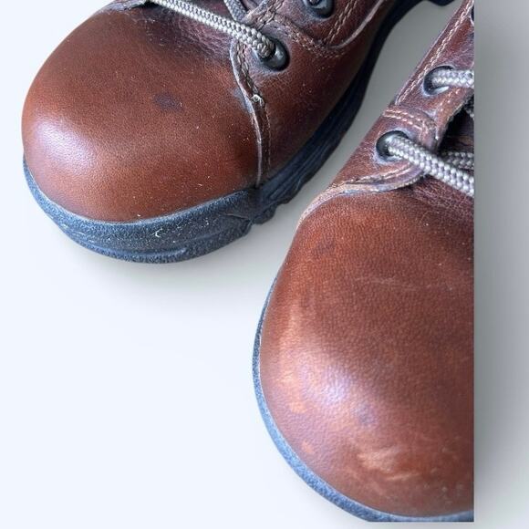 Timberland PRO TiTAN Oxford Alloy Toe Work Shoes Leather Women's 8 *NO INSOLES* - Picture 5 of 10